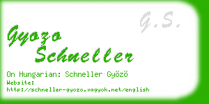 gyozo schneller business card